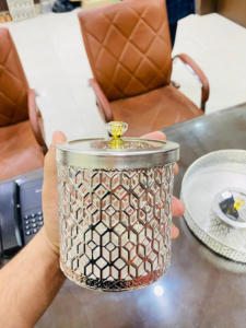 Ensemble de plateaux en argent allemand avec 3 bols en argent pour fruits secs - Product Image 3