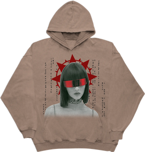 Custom Streetwear French Terry Thick DTG Graphic Print Logo Mens Pull Over Hoodies Wide Cut Gothic Print Hoodie for Men - Product Image 1