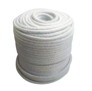 Cordon en fibre céramique isolant thermique et ignifuge, scellant tressé en fibre de verre résistant à la chaleur, fabriqué à partir de fibre de verre - Product Image 4