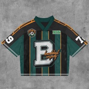 Camiseta de Fútbol de Malla Transpirable, Ligera, con Nombre del Equipo Personalizado en la Parte Delantera, Cuello en V, Uniforme Deportivo - Product Image 5