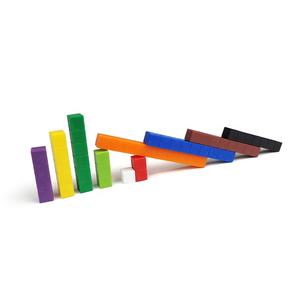 Bâtons de Cuisenaire en plastique 1-10CM, bâtons mathématiques Montessori, bâtons de comptage en plastique pour l'apprentissage des mathématiques - Product Image 3