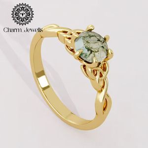 แหวนหมั้นผู้หญิง Charm_Jewells วินเทจ เงินแท้ ประดับเพชรโมอิสซาไนต์ทรงคุชชั่น ตัวเรือนลายพืชแบบหนามเตย ได้รับการรับรองจาก IGI - Product Image 2
