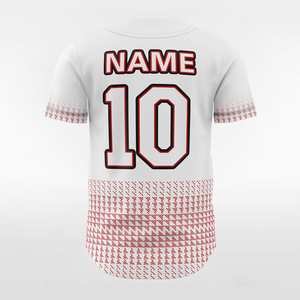 Custom Breathable Sublimated Baseball Jersey Pinstripe Pattern Full Print Team Uniform for University Baseball 2026 - Product Image 3