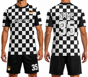 Top thaïlandais qualité séchage rapide classique rétro t-shirt Football chemise Vintage football maillot Sublimation et maillot de sport vierge - Product Image 1