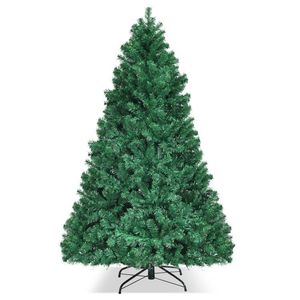 Albero di Natale Artificiale Pre-Illuminato di 2,1 Metri con Luci LED, Decorazione Naturale ed Elegante per la Stagione Festiva - Product Image 3