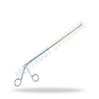 Forceps chirurgical vétérinaire CHEVALIER JACKSON ALLIGATOR 30 cm pour l'élimination des corps étrangers chez les animaux
