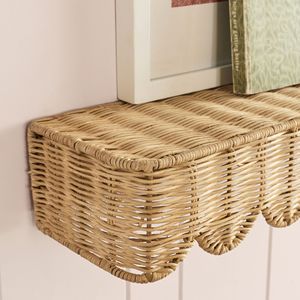 ชั้นวางของติดผนังลายหอยเชลล์หวายแบบใหม่ ของตกแต่งห้องเด็ก เป็นมิตรกับสิ่งแวดล้อม ชั้นวางโชว์สินค้า ขายส่งจำนวนมาก ผู้จัดจำหน่ายอุปกรณ์จัดระเบียบบ้าน - Product Image 3