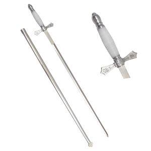 Épée de Cérémonie Maçonnique Historique Personnalisable Faite à la Main avec Compas Carré et Régalia Teintée pour Francs-Maçons - Product Image 6