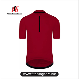 JUST FITNESS GEARS Maillot de cyclisme pour hommes en polyester, prix de gros, dernier style, vente chaude, respirant, séchage rapide, écologique, manches courtes - Product Image 1