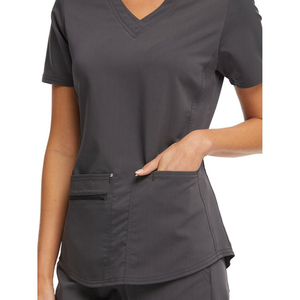 Ensemble de tenues de travail médicales pour femmes, uniformes médicaux confortables, vêtements d'infirmière pour hôpital, vente en gros, OEM, ODM, usine, hôpital - Product Image 5
