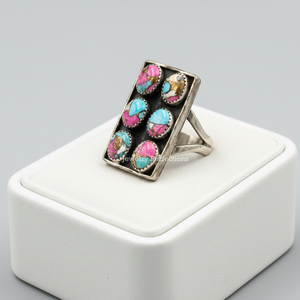 Bague en argent sterling 925 avec pierre précieuse en coton doux, tendance, vente en gros, prix d'usine, bijoux pour femme, idéale pour les fêtes - Product Image 2