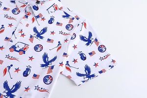 รับผลิตเสื้อเชิ้ตผู้ชายพรีเมียมแบบ OEM ODM ขายส่ง ผ้าบรอดคลอธพิมพ์ลายดิจิทัลสำหรับกระเป๋าเสื้อ แบรนด์สั่งทำพิเศษ ผ้าฝ้ายสำหรับเสื้อกอล์ฟ OEM - Product Image 2