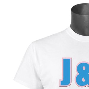 เสื้อยืดพิมพ์ลายตัวอักษร Jack & Jill Mens Organization สีขาว เนื้อผ้านุ่ม สวมใส่สบาย เหมาะสำหรับงานอีเว้นท์ จำหน่ายจำนวนมาก ใส่ได้ทุกวัน ของใหม่ - Product Image 4