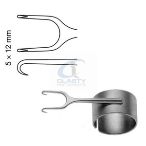 Anneau de préhension Millard Cottle à deux pointes aiguisées, instrument chirurgical manuel pour la chirurgie plastique et orthopédique, OEM - Product Image 3