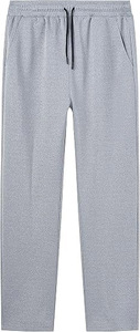 Men's Gray Lightweight 100% Polyester Streetwear Full <b>Zip</b> <b>Jacket</b> & Matching Pants Sportswear Set - Product Image 2