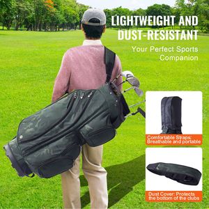 Borsa da Golf Premium in Nylon a 14 Scomparti con 36 Tasche, Manici Resistenti e Copertura Antipolvere, Pratica Borsa da Golf - Product Image 2