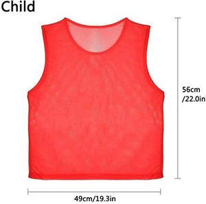 Mesh <b>Bibs</b> Breathable Stretch Quick Dry Waterproof Anti-Bacterial Unisex Football <b>Training</b> Vest Customizable Logo Printed Print - Product Image 2
