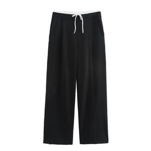 Custom acid wash wide leg <b>sweatpants</b> <b>for</b> clothing brands <b>women</b> vintage wash <b>sweatpants</b> baggy pants wholesale - Product Image 2