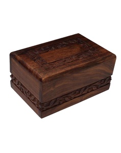 โกศเผาศพไม้สำหรับสัตว์เลี้ยงทำจากไม้ดีไซน์ขอบ200/220ที่ระลึกให้สัตว์เลี้ยงดูคลาสสิคเป็นมิตรกับสิ่งแวดล้อมไม่รั่วซึมสไตล์อเมริกัน - Product Image 2