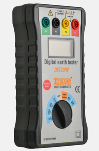 เครื่องทดสอบดิจิตอลเอิร์ธเทสเตอร์ แบบเฟสเดียว 10A ตัวแปลงไฟ AC/DC สำหรับงานบำรุงรักษาไฟฟ้า - Product Image 4