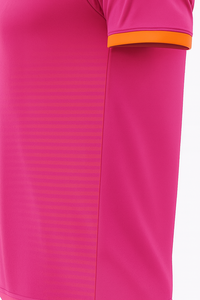California <b>Soccer</b> Jersey Set Pink V-Neck Short Sleeve Moisture Wicking Unisex Adult Athletic Wear Sublimated Print - Product Image 6