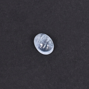อะความารีนธรรมชาติ 2.1 กะรัต รูปทรงวงรี 8x7 มม. พลอยหลวม - Product Image 4