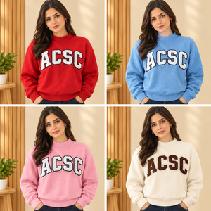 Suéter de Cuello Alto Rojo Personalizado con Letras Griegas Bordadas para Mujer, Proveedor de Prendas de Punto para Hermandades y Fraternidades Universitarias - Product Image 5