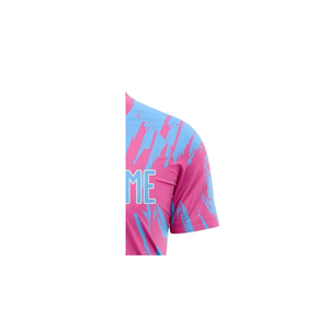 Uniforme de Fútbol Personalizado, 100% Poliéster, Impresión por Transferencia de Calor, Transpirable, de Secado Rápido, Camiseta de Fútbol, Pantalones Cortos con Cordón Ajustable - Product Image 5