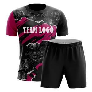 ชุดฟุตซอลแบบซับลิเมชั่นสั่งทำพิเศษ |   เสื้อเจอร์ซีย์และกางเกงขาสั้นแบบแห้งเร็ว |   ผู้ผลิตชุดกีฬาแบบ OEM ODM - Product Image 1