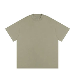 T-shirt Homme en Coton Tricoté 100% Premium, Manches Courtes, Décontracté, Grande Taille, Personnalisable avec Impression Sérigraphique et Logo 3D – Vente en Gros - Product Image 3