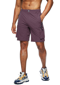 Pantalones Cortos Bermuda para Hombre con Franja Lateral, de Secado Rápido, Ecológicos, Deportivos, para Gimnasio, de Poliéster/Algodón, Precio Económico al por Mayor, Pedido al por Mayor - Product Image 2