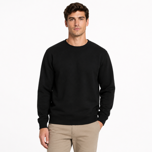 Ensemble de survêtements d'hiver personnalisés pour hommes 2026 – Coupe oversize en polyester/coton, écologique, 350g, respirant, couleur unie - Product Image 5