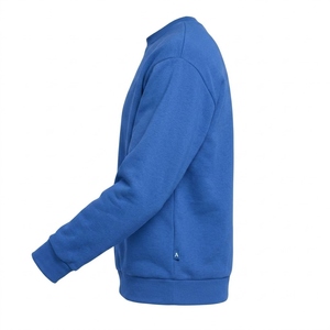 New Streetwear Style Solid Color <b>Mens</b> <b>Pullover</b> Sweatshirt Winter Warm Long Sleeve Loose Fit Casual Wear Crew Neck Fleece Fabric - Product Image 4