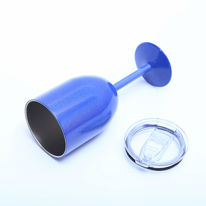 Flûtes à vin murales avec pied en acier inoxydable, verres à champagne isothermes sous vide, gobelets à vin - Product Image 4