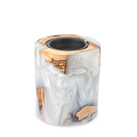 Design moderne Mini brûleur d'encens Bukhoor en bois avec motif cascade pour les cadeaux de mariage et la combustion d'arômes/Bakhoor