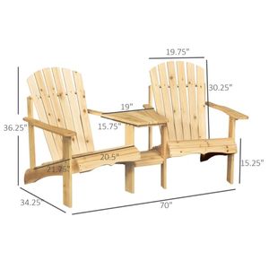 Chaise longue coulissante pour bancs de patio extérieurs - Product Image 3