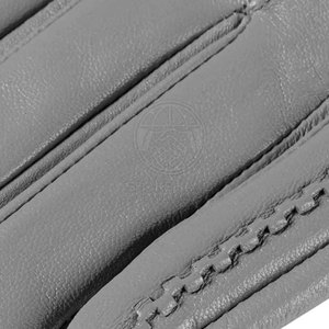 Best Quality 2026 Winter Grey Leather <b>Touchscreen</b> <b>Gloves</b> Eco-Friendly Wrist Length Winter Casual Travel Outdoor Use - Product Image 6