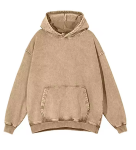 Sudadera con Capucha Morada Unisex, Holgada, Informal, de Manga Larga, Color Sólido, con Cordón Ajustable y Bolsillos Laterales - Product Image 5