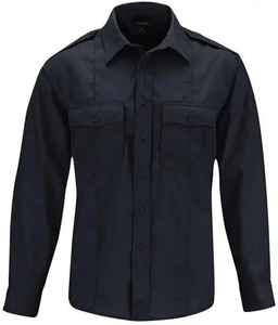 เสื้อเชิ้ตทำงานแขนยาวสำหรับผู้ชายแบบหนา สะท้อนแสงเพื่อความปลอดภัย สไตล์วินเทจ สำหรับเสื้อโปโลแขนยาว - Product Image 5