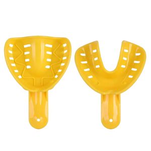 Juego Profesional de 12 Bandejas de Impresión Dental de Plástico Autoclavables |   Kit de Porta Dientes Reutilizable Perforado Multicolor - Product Image 5