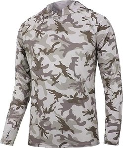 Chemise de pêche à manches longues pour homme, camouflage, séchage rapide, UPF 50, impression par sublimation, vêtements d'extérieur - Product Image 1