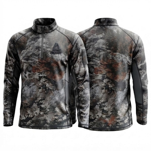 Veste de chasse à manches longues pour homme Stalwart, impression par sublimation, softshell respirant, imperméable, coupe-vent, polyester/coton - Product Image 6
