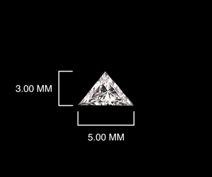 Diamante de laboratorio de corte triangular de 3.0 mm, alta calidad, color EF, VVS, piedra suelta cultivada en laboratorio, proveedor de diamantes CVD para la fabricación de joyería. - Product Image 4