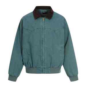 TR-CTJ-015 Coated Windproof Jacket Short Wide Heavy Lapel Loose Trendy Slimming Workwear Wear resistant <b>Coach</b> Women's Jacket - Product Image 6