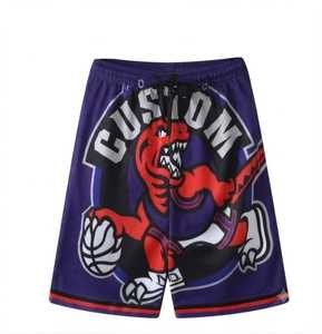 Pantalones Cortos Deportivos Royal para Hombre, Personalizados para Baloncesto, 100% Poliéster, Transpirables, para Gimnasio, con Estampado Sublimado, de Secado Rápido y Elásticos - Product Image 1