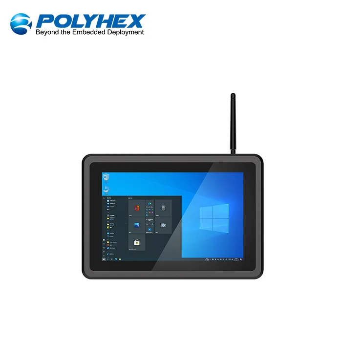 POLYTAB 10/11/15 inches all in one wall mounted industrial embedded panel pc front Panel IP65 capacitive touch screen pc