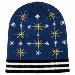 Bonnets d'hiver en acrylique tricotés personnalisables avec image, qualité supérieure, épais et chauds, pour l'extérieur, prix abordable, bonnet jacquard 2026 - Product Image 1