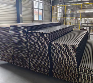 Panneau mural 3D PVC moderne de luxe, étanche, à emboîtement, pour plafonds intérieurs d'hôtels, chambres, villas, insonorisant, meubles en MDF - Product Image 4