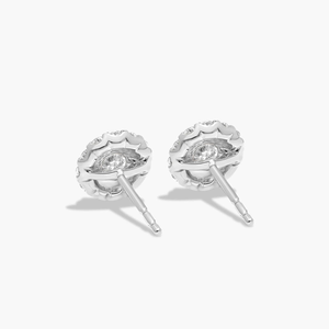 Pendientes de Diamantes de Moissanita de Plata 925 con Brillo Eterno, Forma Redonda Brillante, Joyería Fina Elegante, Regalo para Cumpleaños y Bodas - Product Image 6