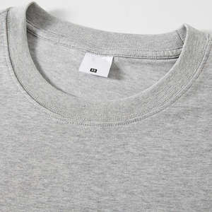 High Quality 220g 100% Cotton Breathable <b>Slim</b> Unisex Women Men Summer Casual Printed Crocheted Logo Anti-Uv T-Shirts Factory - Product Image 3